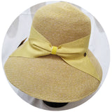 Straw Hat Bow Sun-Shade Fisherman Hat Women