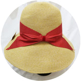 Straw Hat Bow Sun-Shade Fisherman Hat Women