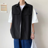 Men Shirts Shirt Short Sleeve Mock Two-Piece