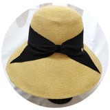 Straw Hat Bow Sun-Shade Fisherman Hat Women