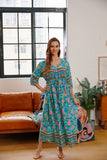 Gypsy Style Dresses Beach Cover Print Holiday Beach Dress