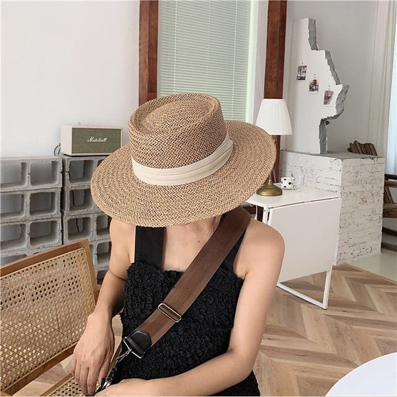 Straw Hat Hat Female Spring and Summer Straw Hat Female Beach Hat