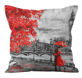 Valentine's Day Pillow Covers 4 Piece Random Styles Together, Pillow Cover Sofa Cushion Car Back Cushion Covers