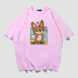 Tom And Jerry T Shirt Cat And Mouse Printed Half Sleeve