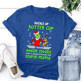 Men and Women Grinch Shirt Christmas Grinch Printed T-shirt