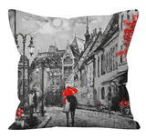Valentine's Day Pillow Covers 4 Piece Random Styles Together, Pillow Cover Sofa Cushion Car Back Cushion Covers