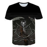 Skull T Shirt Printed Star Wars Crew Neck