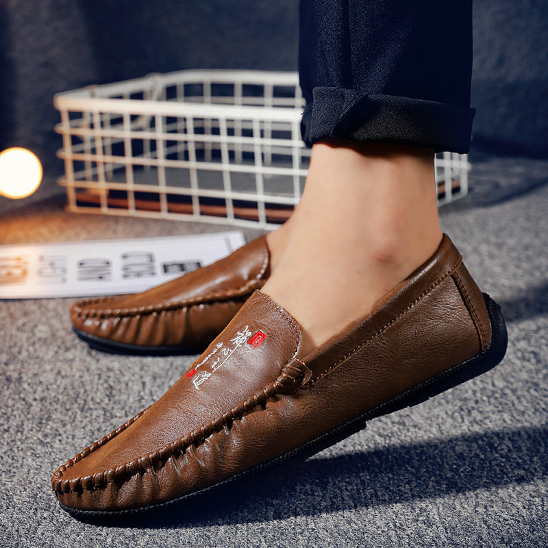 Men's Loafers Relaxedfit Slipon Loafer Men Shoes Spring Social Men plus Size Retro Sports