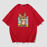 Tom And Jerry T Shirt Cat And Mouse Printed Half Sleeve
