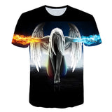 Skull T Shirt Printed Star Wars Crew Neck
