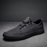 Flat Shoes Summer Ice Silk Cloth Breathable Sneakers Casual Shoes Men's Cavas Shoes