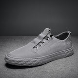 Flat Shoes Summer Ice Silk Cloth Breathable Sneakers Casual Shoes Men's Cavas Shoes
