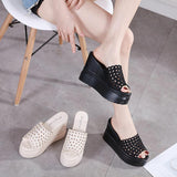 Platform Heels for Women Summer Peep Toe High Heel Sandals