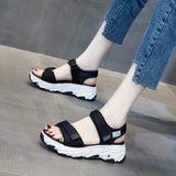 Women Platform Sandals Summer Platform Sandals Casual Sports Velcro Sandals Women