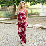Nine Britton Dress Spaghetti-Strap Floral Print Loose