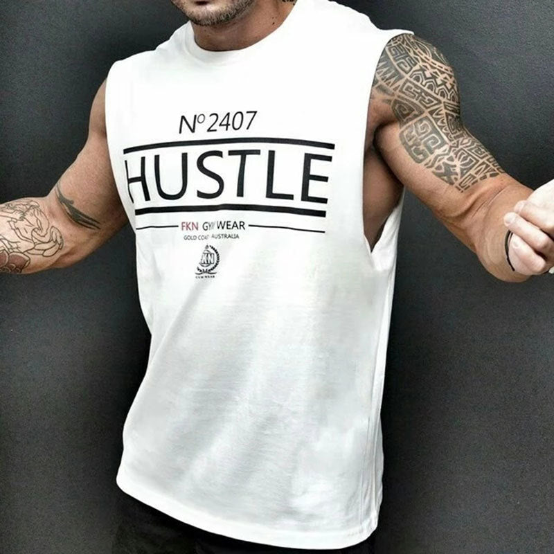 Wifebeater Shirt Sleeveless Sports Vest Loose
