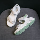 Women Platform Sandals Summer Platform Sandals Casual Sports Velcro Sandals Women