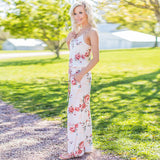 Nine Britton Dress Spaghetti-Strap Floral Print Loose