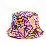 Bucket Hat Fishing Cap Cotton Print Fisherman Hat Printed Hat Summer Flower