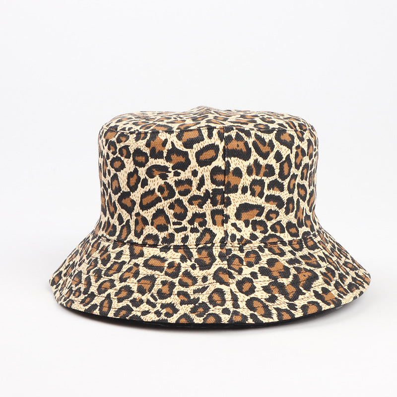 Bucket Hat Fishing Cap Cotton Print Fisherman Hat Hat Female Casual Color Artistic