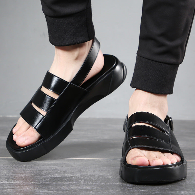 Men's Sandals Indoor and Outdoor Beach Sandals Sport Flip Flops Comfort Casual Sandal Summer Men's Casual Beach Sandals