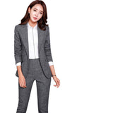 Interview Suit Women Business Suit Female Suit Autumn and Winter Work Clothes