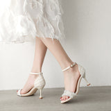 Nude Heels for Wedding Sandals High Heel Stiletto Sandals