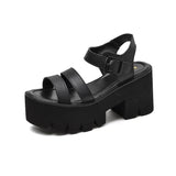 Platform Heels for Women Summer Thick Bottom Chunky Heel High Heel Women's Sandals Roman Sandals Women