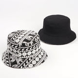 Bucket Hat Fishing Cap Cotton Print Fisherman Hat Hat Female Flower Bucket Hat Summer
