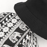 Bucket Hat Fishing Cap Cotton Print Fisherman Hat Hat Female Flower Bucket Hat Summer