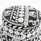 Bucket Hat Fishing Cap Cotton Print Fisherman Hat Hat Female Flower Bucket Hat Summer