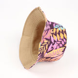 Bucket Hat Fishing Cap Cotton Print Fisherman Hat Printed Hat Summer Flower