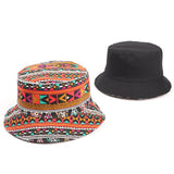 Bucket Hat Fishing Cap Cotton Print Fisherman Hat Hat Female Spring and Summer Outdoor Sports