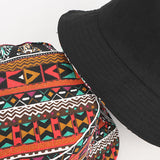 Bucket Hat Fishing Cap Cotton Print Fisherman Hat Hat Female Spring and Summer Outdoor Sports