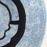Bucket Hat Fishing Cap Cotton Print Fisherman Hat Denim Summer Outdoor Street