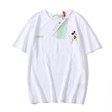 Off White T Shirt Off Ow White Printed Arrow Ugly Duckling Short Sleeve Men'S Striped Mickey Little Mouse Tshirt Women Owt