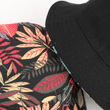 Bucket Hat Fishing Cap Cotton Print Fisherman Hat Printed Hat Summer Flower