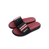Men Slides Non Slip Shoes Indoor Outdoor Indoor and Outdoor Slippers Beach Fashion Striped Slippers Men