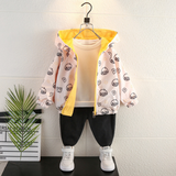 Toddler Boys Jackets Boys' Coat Spring and Autumn Hooded Jacket