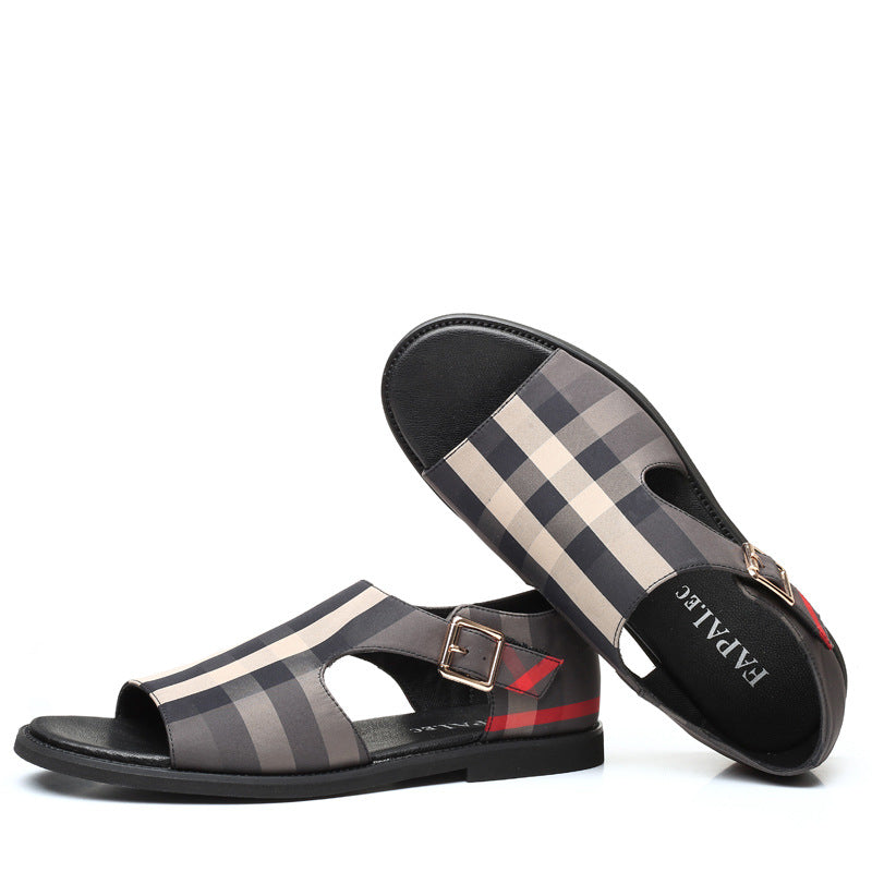 Men Sandals Indoor and Outdoor Beach Sandals Sport Flip Flops Comfort Casual Sandal Summer Breathable Non-Slip Casual