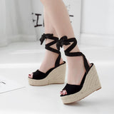 Platform Heels for Women Summer Women's Roman Style Sandals Platform High Heel Sandals