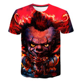 Skull T Shirt Skull Print round Neck Loose