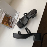 Platform Heels for Women Summer Open Toed Thick Bottom Thick High Heel Fashion Sandals Women's Shoes