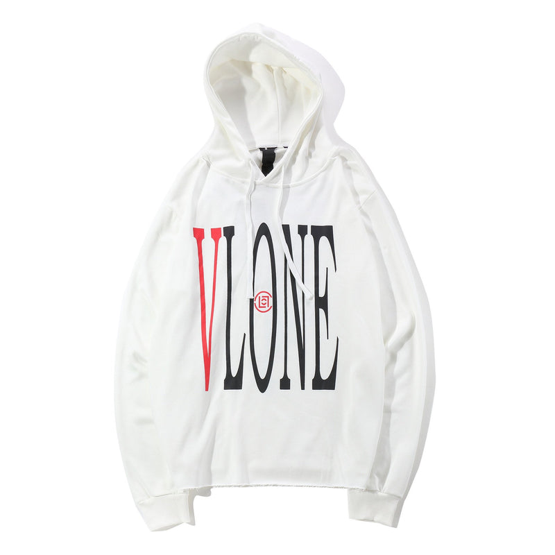 Vlone Hoodie Printed Hoodie Autumn Men'S Women'S Hoodie Pullover Loose Sweater