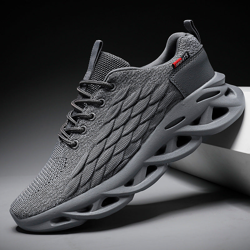 Men's Sneaks Men's Shoes Summer Mesh Flying Woven Breathable Men's Sneakers