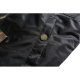Bathing Ape Jacket Black Gold Embroidered Leather Jacket Baseball Uniform Autumn and Winter Thickening Cotton-Padded Coat Men's Clothing