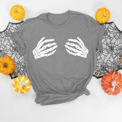 Halloween Costumes Printed Short-Sleeved T-shirt