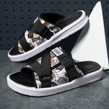 Men Sandals Slippers Men's Summer Fashion Slippers Personality Holiday Slippers Teenagers Beach Shoes