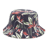 Bucket Hat Fishing Cap Cotton Print Fisherman Hat Printing Bucket Hat Summer Outdoor Leisure Sun Protection Hat