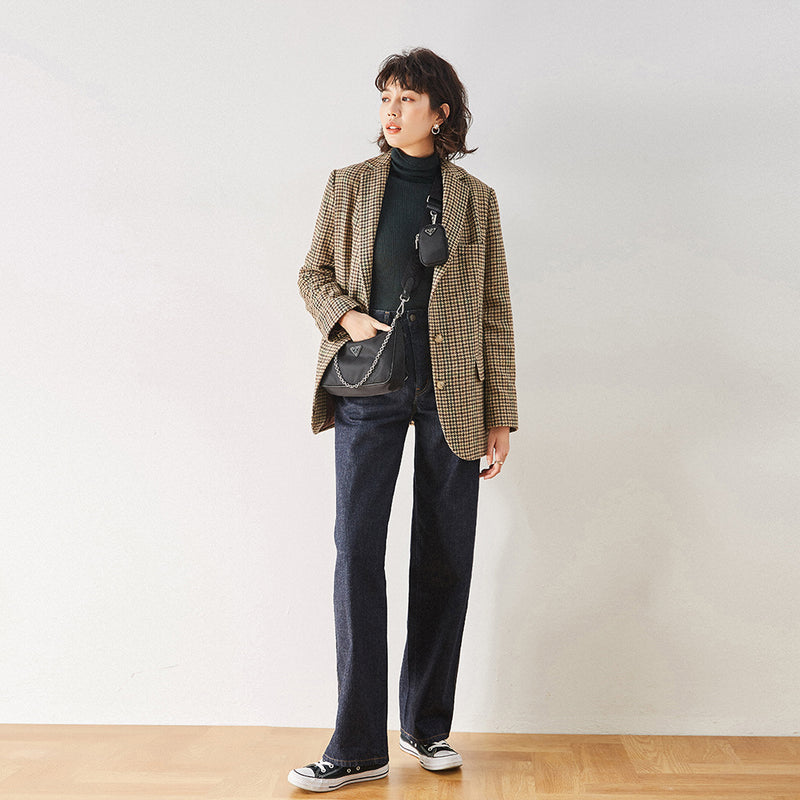 Gloria Vanderbilt Profile Wool Suit Jacket